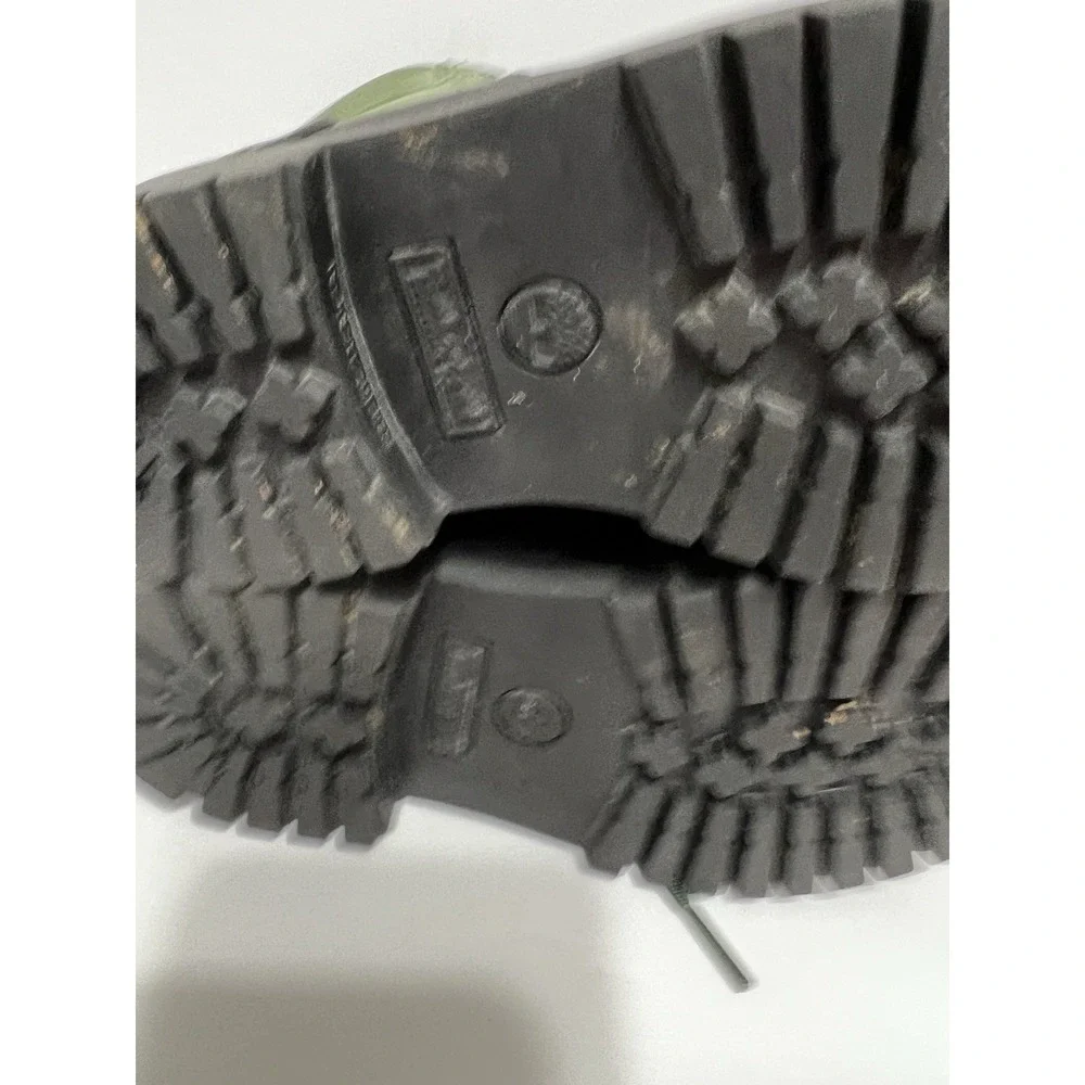 Timberland Waterproof Kids 12.5 Black And Green Boots School Camping Fishing
